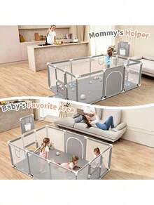 Baby Playards - Light Grey - View 6