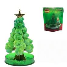 1pc Magic Tree Colorful Christmas Tree Magic Watering Paper Tree Can Bloom And Crystallize Creative Christmas Gift - Multicolor - View 10