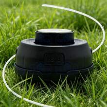 1pc 116mm Diameter M10*1.25mm Threaded Automatic Feed Wear-Resistant Anti-Drop Thickened Engineering Plastic Small Song Style Grass Trimmer Head, Universal For Yard Garden Clearing And All-Season Weeding - Brush Cutter Head (Bearing Aluminum Cyclone Style) - View 4