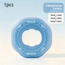 Hexagonal Silicone Hand Grip Ring, 3‑Level Resistance Hand Gripper For Hand & Wrist Extension Training, Multifunctional Finger Strength Trainer For Men, Professional Muscle Workout Fitness Equipment, Ideal Gift For Gym Home Use - Multicolor - View 10