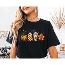 Women T-Shirts - 黑色 - 查看 7