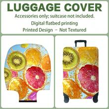 1PC, Flat Print Design, Print Design - No Texture, Only Accessories Sold, Luggage Cover, Does Not Include The Luggage Shown In The Image, Suitable For 20 To 30 Inch Luggage, Made Of Thickened High-Quality Fabric, Essential Accessory For Your Travel And Checked Luggage. - Multicolor - View 18