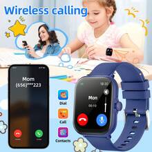 2026 New Kids & Teens Smart Watch, Supports Wireless Calling, Step Counting, Music Control, Remote Photography, Alarm, Multi-Function Smart Watch, Compatible With Android/IOS Phones, Equipped With 300mAh Battery - Multicolor - View 2