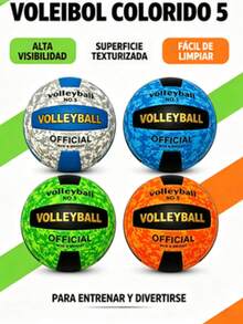 Vóleibol Camuflaje Talla 5, Vóleibol Suave de PU Resistente al Desgaste para Entrenamiento Interior y Exterior, Pelota Deportiva para Principiantes - A - Ver 3