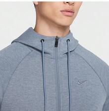NIKE Dri-FIT Men's Versatile Lightweight Comfortable Hooded Casual Sports Training Running Jacket FZ0968-065 - Dusty Blue - View 3