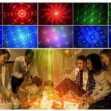 Party Lights Disco Ball RGB Sound-Activated Laser Light DJ Projector With Remote Control, Suitable For Christmas, Club Party, Birthday Gift, Karaoke KTV Bar, Dance Party, Halloween Party Decoration - USB Plug-in Model - View 5