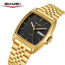 Skmei 2628 Trending Stylish Unisex Quartz Watch Clear Stainless Steel Band Waterproof Calendar In Stock Business Watch Set - one-size - View 18