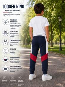 Tween Boys Sweatpants - Navy Blue - View 4