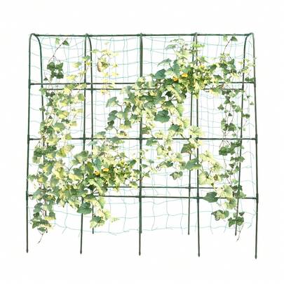 YUNRUX Arco da giardino a tunnel, arco per piante rampicanti, supporto per cetrioli da esterno