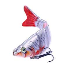 HENGJIA 1PC 10cm18g Wobblers 6 Segments Pike Sinking Fishing Lures Artificial Multi Jointed Sections Artificial Hard Bait Trolling Pike Carp Fishing Tools - Multicolor - View 20