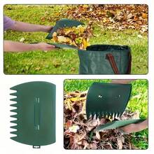 Thickened Outdoor Leaf Rake Plastic Garden Rake For Collecting Fallen Leaves, Garden Leaf Rake, Garbage Cleanup Tool - A - View 9