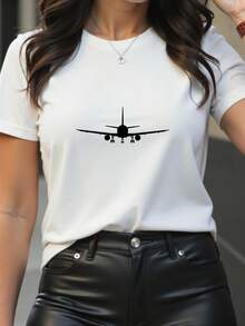Women T-Shirts - 黑色 - 查看 7