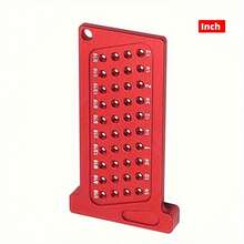 Marking Tool Woodworking Metric/Inch Precision T-Square Hole Gauge Marking Ruler Right Angle Ruler Layout Tool Woodworking Marking Ruler Metric/Imperial T-Square Hole Gauge Layout Measuring Drawing Ruler Aluminum Alloy Tools & Home Improvement Measuring Analysis Instrument Measuring Tool Caliper - A - View 6