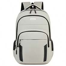 1pc Back-To-School Style Fashionable Backpacks For Men And Women, Outdoor Large Capacity Backpacks, Laptop Bags, Suitable For Travel, City Commuting, And Campus Use - Backpack - View 15