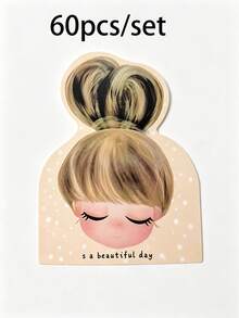 150pcs/Set DIY Jewelry Packaging Cards, Hair Accessory Display Cards For Hair Claws Bands, Blank Display Holders For Small Items (Cards Only, Hair Clips Not Included) - A - View 10