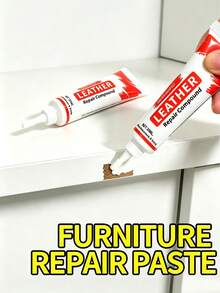 White Wood Scratch Repair Paste, White Wood Filler Repair Kit, Quick-Drying, Fast-Curing Emergency Wood Repair, Slouchy Person's Essential, Long-Lasting, One-Time Fill, Strong Protection - Solid State - View 3