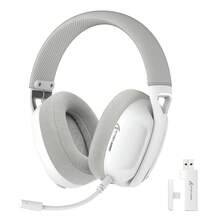ATTACK SHARK L80 Wireless Gaming Headset Ultra-Lightweight Over-Ear 2.4GHz USB C&A Receiver/Bluetooth 5.3/3.5mm Wired Detachable Microphone Stereo PC Switch Win Compatible - View 12