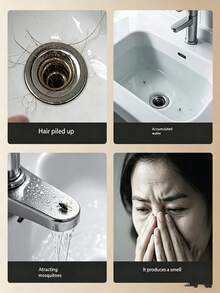 Multi-Functional Pipe Unclogger - Made Of Stainless Steel And Wear-Resistant Nylon, Suitable For Various Household Pipes, Can Clear Hair, Soap Scum And Other Blockages, Convenient And Easy To Use To With Various Clogging Problems - Drain Auger - View 9