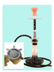 3pcs Shisha, Arabic Water Pipe Mesh, Charcoal Metal Pipe Combustion Mesh, Filter Mesh - one-size - View 7