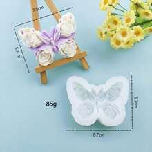 Butterfly Aromatherapy Candle Mold DIY Handmade Soap Butterfly Aromatherapy Plaster Mold - Flower Butterfly - View 3