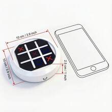 4-In-1 Tic-Tac-Toe Electric Handheld Game With Memory & Speed Modes, Perfect For Family Parties, Travel & Kids' Educational Play - Multicolor - View 11