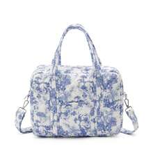 1pc Unisex Kids Fun Print Travel Bag, Handheld & Crossbody With Adjustable Strap, Compartment Zipper Closure, Minimalist Style, School Dorm & Short Trip Carry-On Bag - Multicolor - View 20