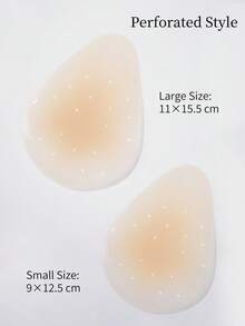 VfvQueen 1 Pair Ultra-Thin Solid Silicone Breast Lift Tape, Invisible Seamless Water-Drop Lifting Breast Pads, Anti-Sagging - Multi-color - View 6