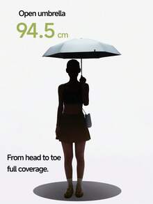 Beneunder 5-Fold Black Coating Capsule Sun Umbrella BM525 - Icing Powder - View 3