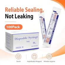 1ml  31G With 5/16 Inch, 100 Pack Clear Accurate Scale , Low Dead Space, Individually Wrapped - 1ml 31Ga 5/16 Inch8mm - View 6