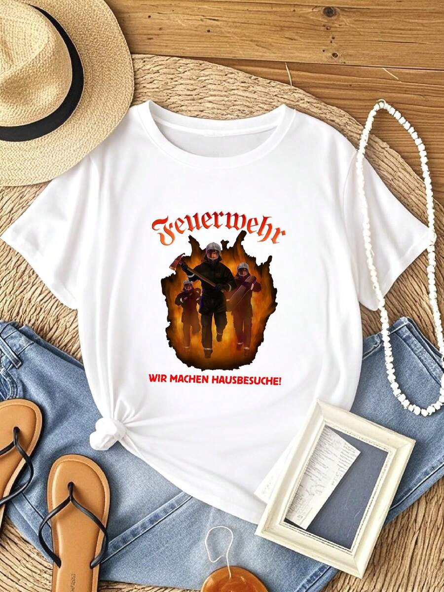 Women T-Shirts - 白色 - 查看 1