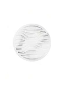 1pc Round Silicone Coaster, Non-Slip Wavy Design, Minimalist Style, Creative Drainage And Heat Insulation Pad For Coffee Cups And Water Cups - Multicolor - View 12