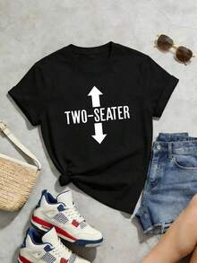 Women T-Shirts - 黑色 - 查看 1