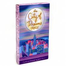 Oracle Cards Of The City Of Colourful Dreams, Romantic Pink Ambience, Mindfulness Cards For The Urban Woman, Oracle Cards Suitable For Tarot Enthusiasts - Baby Blue - View 7
