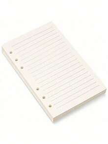 1pc/2pcs A4 A5 A6 A7 Refill Ruled Paper, White/Brown Replaceable Paper, Suitable For 5x7 Inch Notebook Inner Pages, 80 Sheets Ruled Paper (Please Confirm If It Fits Your Notebook Before Purchase) - Refill Paper - View 1