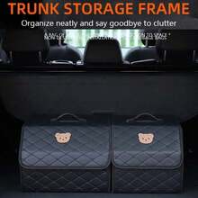 Car Trunk Storage Box Leather MultifunctionalVehicle Foldable Storage Box Organizer Car InteriorAccessories - Multiple Styles - View 8