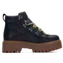 Timberland New Anti-Slip Waterproof Thick Sole Height-Increasing Women's Outdoor Sports Casual Martin Boots - Black/Brown - View 9