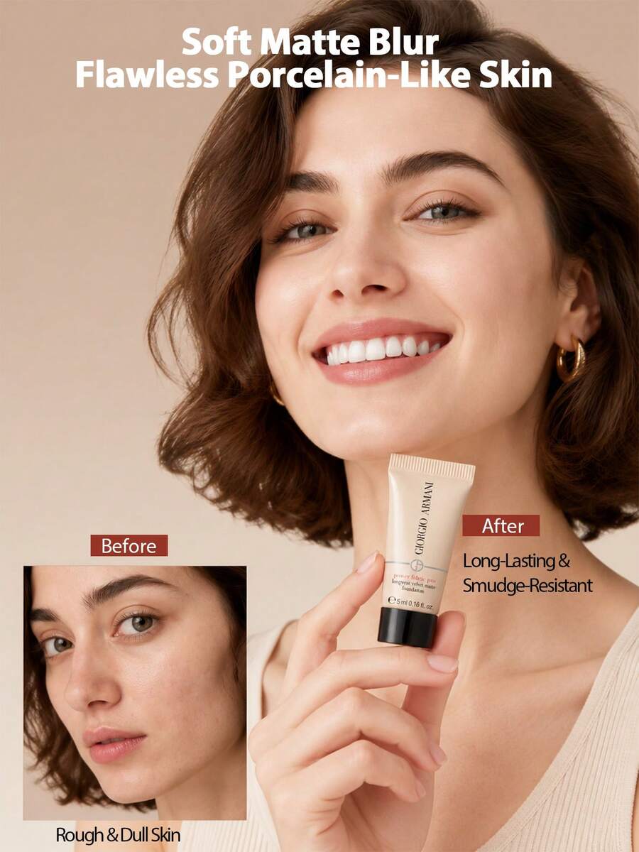 Giorgio Armani Luminous Silk 5ml Mini Travel Size Sample, Shade 1.5/2, Long-Lasting Oil-Control Matte Foundation, Suitable For Oily And Combination Skin, Daily Makeup - Red-1.5-5ml*3pcs - View 1