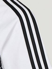 Adidas Kaos Rajut Lengan Pendek Tanpa Kerah Wanita DCE BF SS TEE TLD8217 - Hitam dan Putih - View 7
