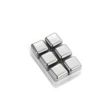 ENSSU 304 Stainless Steel Ice Cubes, Summer Cooling Tool Suitable For Whiskey And Other Beverages, Quick Freezing, Reusable, Ideal For Gifts And Celebrations - Multicolor - View 12