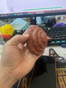 3D Printed Funny Poop Figurine, Novelty Desk Decor, Cute Gag Gift, Home & Office Ornament, Funny Display Decoration(Images Are For Reference Only. Please Refer To The Actual Product For The Color.) - Brown - View 4