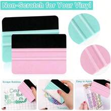 3pcs Random Color Vinyl Scraper Tools, Suitable For Vinyl Materials, Felt Scraper, Vinyl Scraper Tools, For Vinyl Craft Applications - One Size - View 1