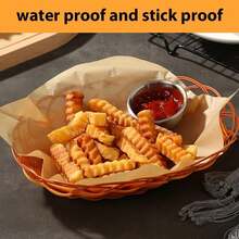 500pcs Food Wrapping Paper, Baking Paper, Suitable For Sandwich, Burger, Fried Chicken And Dessert Food Packaging, Used In Kitchen, Restaurant, Party, School 100/300/500pcs - Multicolor - View 11