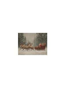 1pc Vintage Winter Sleigh Wall Art Print, Rustic Christmas Mural Canvas Poster, Suitable For Bedroom, Living Room, Kitchen, Canvas Wall Art, Fun Bathroom Decor, Room Decor, Home Decor, Dorm Decor, College Decor, Christmas Holiday Gift, Framed/Unframed - 1pc - View 15