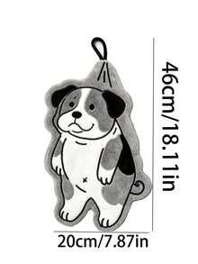 1件可愛卡通狗掛式手巾！浴室與廚房通用，吸水快乾，超實用，萬聖節與聖誕節氛圍，超可愛節日禮物，生日用品，室內用品，送給朋友與家人的完美禮物，療癒且實用的居家裝飾！ - 升級款 - 查看 12