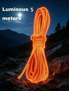 Cuerda de rescate multiusos para exteriores con núcleo de 7 hilos, camuflaje multicolor, 5/10/50/100m/pieza, cuerda de escalada, línea de vida de emergencia para tienda de campaña, cuerda de tracción de paracaídas, cuerda para tejer pulseras, cuerda colgante, camping, picnic, tendedero, cuerda para mascotas, cuerda DIY duradera - Paracord - Ver 78