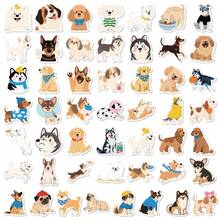 50Pcs Cute Dog Stickers, Cartoon Puppy Waterproof Vinyl Decals, Decor Stickers For Water Bottles, Laptops, Luggage, Teen Back To School Stationery - Multicolor - View 10