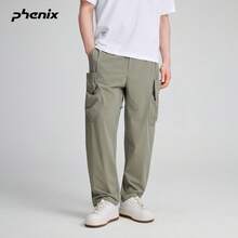 Phenix ALK 男士戶外工裝長褲 2026SS 運動防潑水防曬梭織長褲 - 灰石綠 - 查看 2