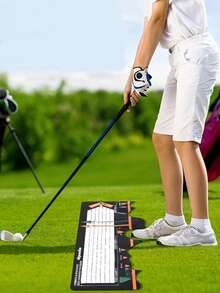 1 buah Matras Latihan Golf Cocok Untuk Pemula, Membantu Memperbaiki Postur dan sebagai Bantalan Penyesuaian Postur Tingkat Awal - MultiWarna - View 2