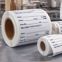 500 pièces Étiquettes surgelées pour aliments & boissons, Étiquettes de stockage de date, Étiquettes alimentaires 1 x 2 pouces, Étiquettes de congélateur, Étiquettes de bouteille, Autocollants d'étiquettes auto-adhésifs - Voir 5