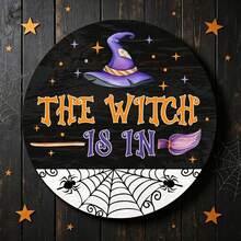 Cross-Border New Halloween Cute Cartoon Ghost Wooden Hanging Sign, Holiday Party Wall Decor, Wooden Craft Wall Hanging Decoration - A - View 10